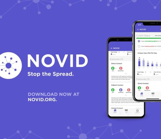 世界首款匿名追踪新冠的App “NOVID” 正式上架了!苹果谷歌都可以免费下载,已亲测
